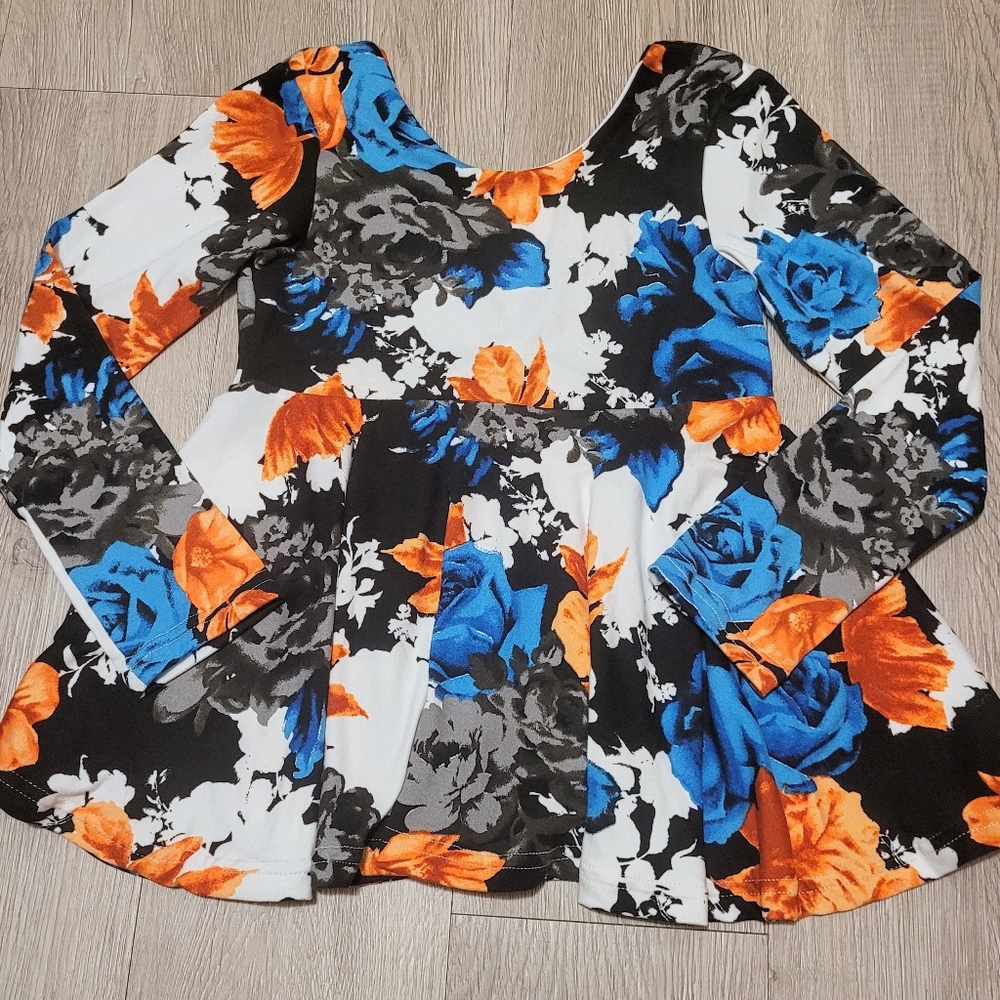 Girls size 7 NEW peplum